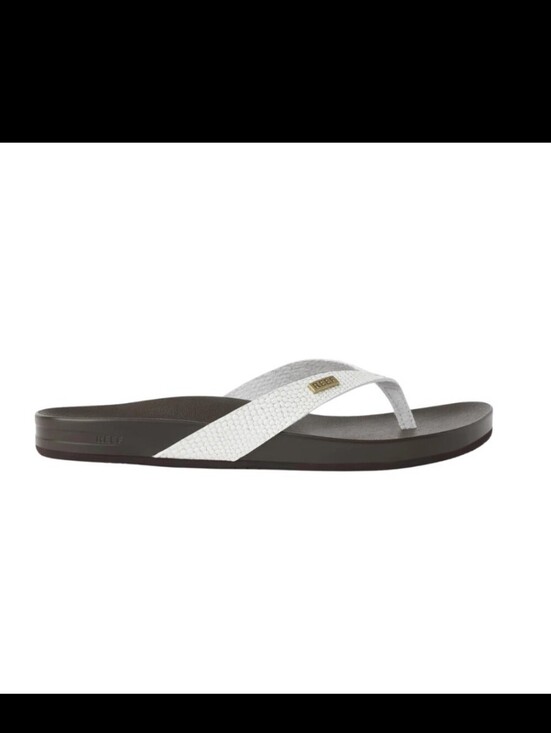 Reef Shoes - REEF Cushion Court Women's Flip Flop Brown Sassy - Molded Cushion Footbed, Arch